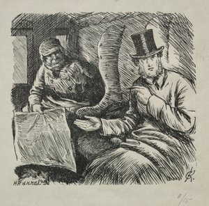 Rauchen strengstens verboten von Charles Samuel Keene