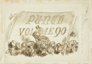 Studie für Punch, Band 90 von Charles Samuel Keene