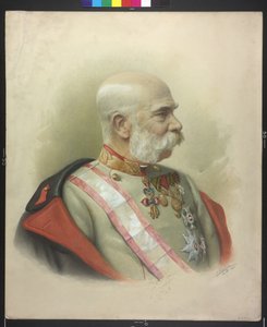 Franz Joseph I., Kaiser von Österreich in späteren Jahren von Charles Scolik