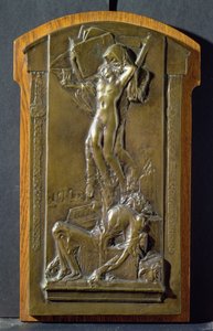 Tod und das Mädchen, ca. 1911-12 von Charles Sergeant Jagger