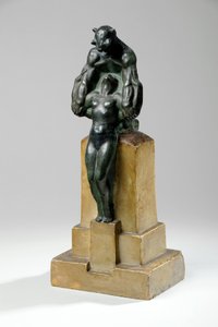 Maquette für eine Gartenbrunnen-Gruppe von Nymphen und Satyrn von Charles Sergeant Jagger