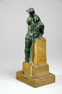 Maquette für eine Gartenbrunnengruppe von Nymphen und Satyrn von Charles Sergeant Jagger