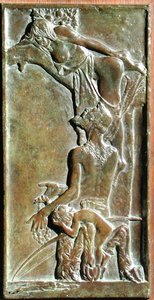Nymphe und Satyr, ca. 1930
