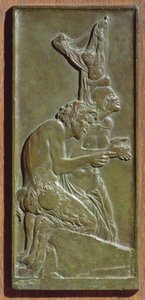 Nymphe und Satyr, ca. 1930 von Charles Sergeant Jagger