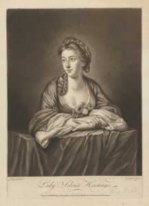 Lady Selina Hastings (geb. Shirley), Gräfin von Huntington von Charles Spooner