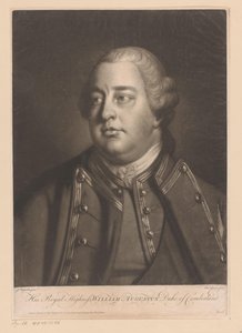 Porträt von Wilhelm August von Cumberland (His Royal Highness William Augustus Duke of Cumberland) von Charles Spooner