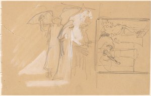 Studien für ein Panel von Charles Sprague Pearce