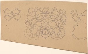 Studie für ein Randdesign [verso]