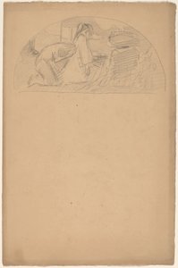 Studie für eine Lunette von Charles Sprague Pearce