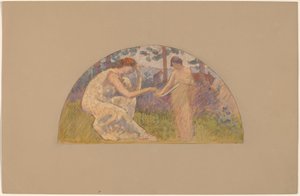 Studie für eine Lunette von Charles Sprague Pearce