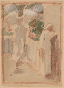 Studie für ein Panel von Charles Sprague Pearce