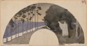 Studie für einen Torbogen von Charles Sprague Pearce