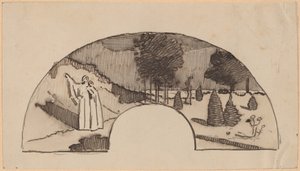 Studie für einen Torbogen von Charles Sprague Pearce