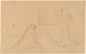 Studie von Figuren von Charles Sprague Pearce