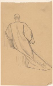 Studie einer Figur von hinten von Charles Sprague Pearce