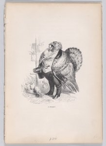 Ein Banker aus Szenen aus dem privaten und öffentlichen Leben der Tiere, ca. 1837-47 von Charles Tamisier