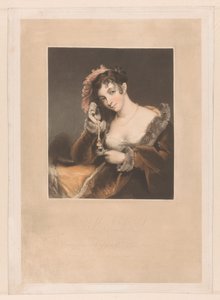 Porträt von Emily St Clare von Charles Turner