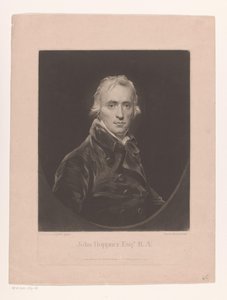 Porträt von John Hoppner von Charles Turner