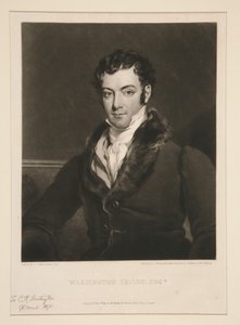 Washington Irving, Esq. von Charles Turner