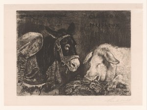 Esel und Schwein