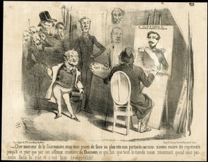 Illustration von Charles Vernier (? -1887) in Le Charivari von Charles Vernier