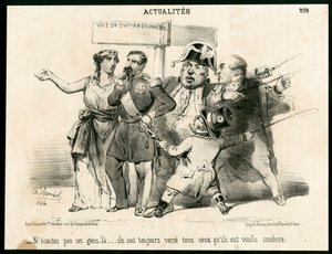 Le Charivari, Satirisch in Schwarz-Weiß