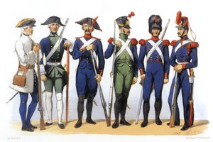 Uniformen der französischen Armee: Marine- und Kolonialtruppen