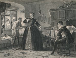 Der Damenschneider König Heinrich IV. - Zweiter Teil, um 1870 von Charles W. Sharpe