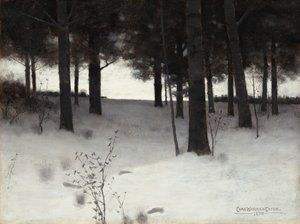 Wälder im Winter von Charles Warren Eaton