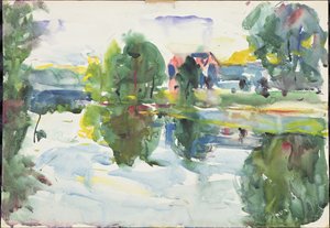 Reflexionen, Sonniger Morgen, New Hampshire von Charles Webster Hawthorne