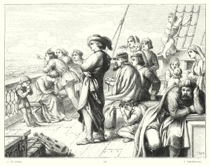 Lord Byrons Childe Harold, Canto I, Strophe 12 (Gravur) von Charles West (after) Cope