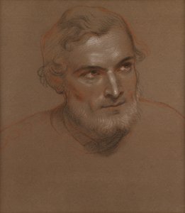 Kopf eines Mannes von Charles West Cope