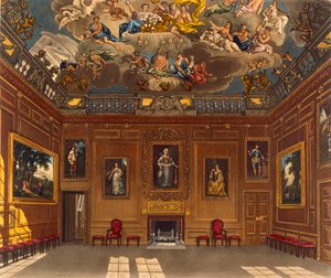 Der Audienzsaal der Königin, Windsor Castle, aus 
