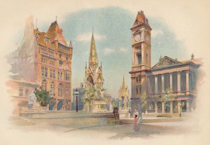 Chamberlain Square, Birmingham. Das Mädchengymnasium, ca. 1890 von Charles Wilkinson