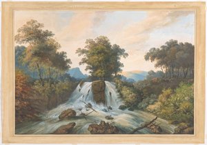 Ansicht des Flusses von Kema, Wasserentnahmestelle von Charles William Meredith van de Velde