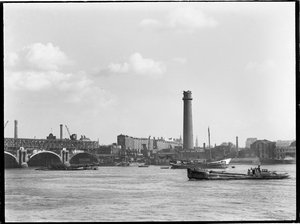 Schrotthochofen und Bleifabrik, Belvedere Road, Lambeth, Greater London Authority, 1936 von Charles William Prickett