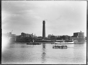 Schrotkugelturm und Bleiarbeiten, Belvedere Road, Lambeth, Greater London Authority, 1936