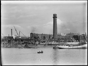Schrotthochofen und Bleifabrik, Belvedere Road, Lambeth, Greater London Authority, 1936 von Charles William Prickett