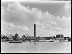 Schrotkugelturm und Bleifabrik, Belvedere Road, Lambeth, Greater London Authority, 1936