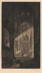 Westminster Abbey von Charles William Sherborn