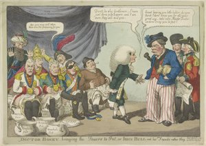 Doktor Napoleon setzt die europäischen Fürsten auf den Topf, 1808