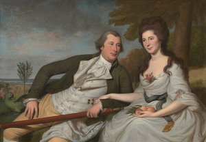 Benjamin und Eleanor Ridgely Laming von Charles Willson Peale