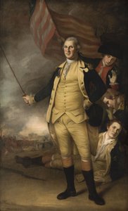 George Washington in der Schlacht von Princeton von Charles Willson Peale