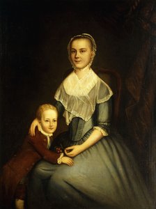 Porträt von Mrs. Arbuckle und Sohn