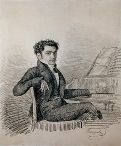 Porträt des Komponisten Alexei N. Verstovsky (1799-1862)