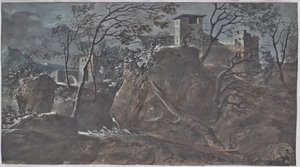 Antike Flusslandschaft von Charles de Thomas