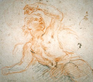 Studie von Engeln von Charles de la Fosse
