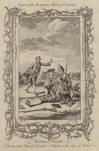 Der Tod von General Wolfe bei der Belagerung von Quebec von Charles the Elder Grignion