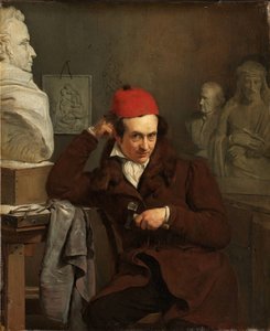 Porträt von Louis Royer (1793-1868), Bildhauer von Charles van Beveren