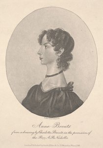 Anne Brontë, graviert von Walker & Boutall, ca. 1836-49 von Charlotte Bronte